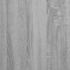 Schreibtisch Grau Sonoma 140x50x75 cm Metall Holzwerkstoff