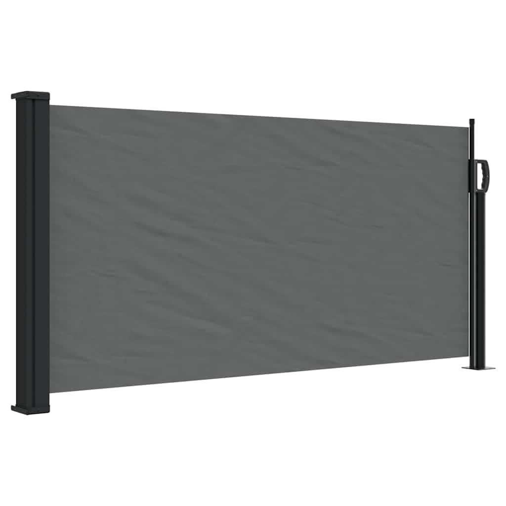 Ausziehbare Seitenmarkise Anthrazit 100x300 cm