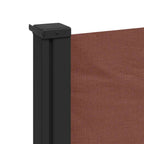 Seitenmarkise Ausziehbar Braun 117x300 cm
