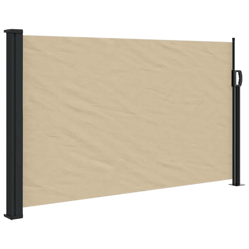 Seitenmarkise Ausziehbar Beige 117x300 cm