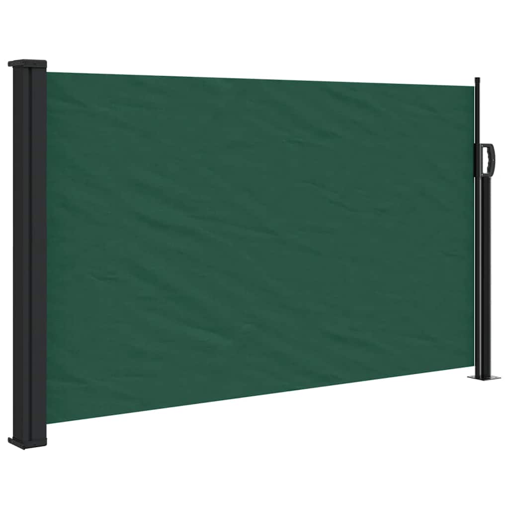 Seitenmarkise Ausziehbar Dunkelgrün 117x300 cm
