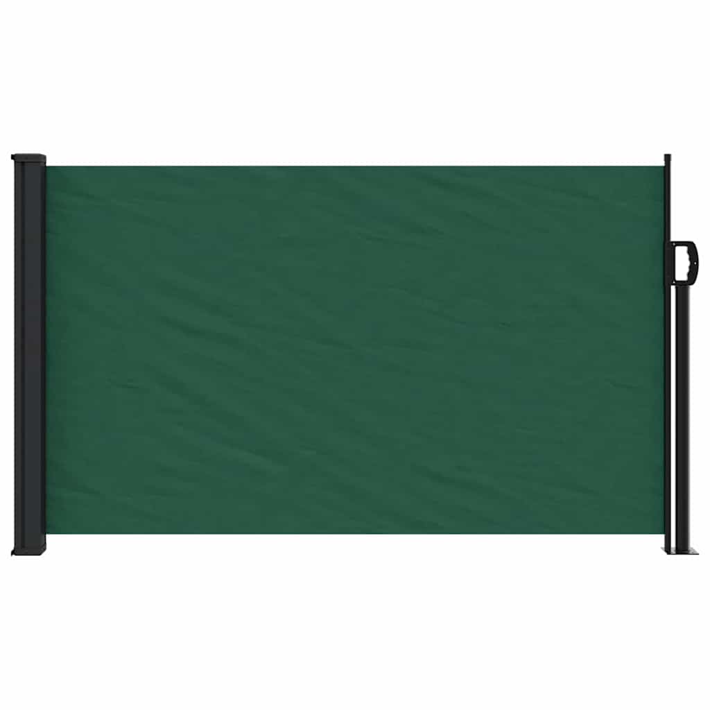Seitenmarkise Ausziehbar Dunkelgrün 117x300 cm