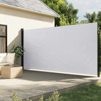 Seitenmarkise Ausziehbar Weiß 200x300 cm