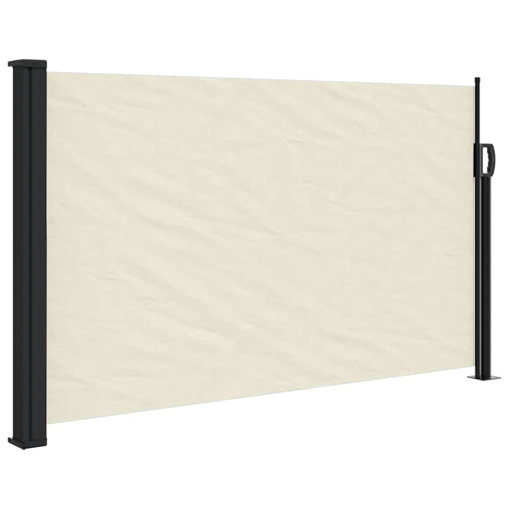Seitenmarkise Ausziehbar Creme 120x500 cm