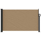 Seitenmarkise Ausziehbar Taupe 120x500 cm