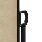 Seitenmarkise Ausziehbar Beige 140x500 cm