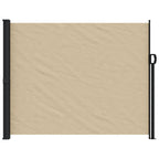 Seitenmarkise Ausziehbar Beige 160x500 cm