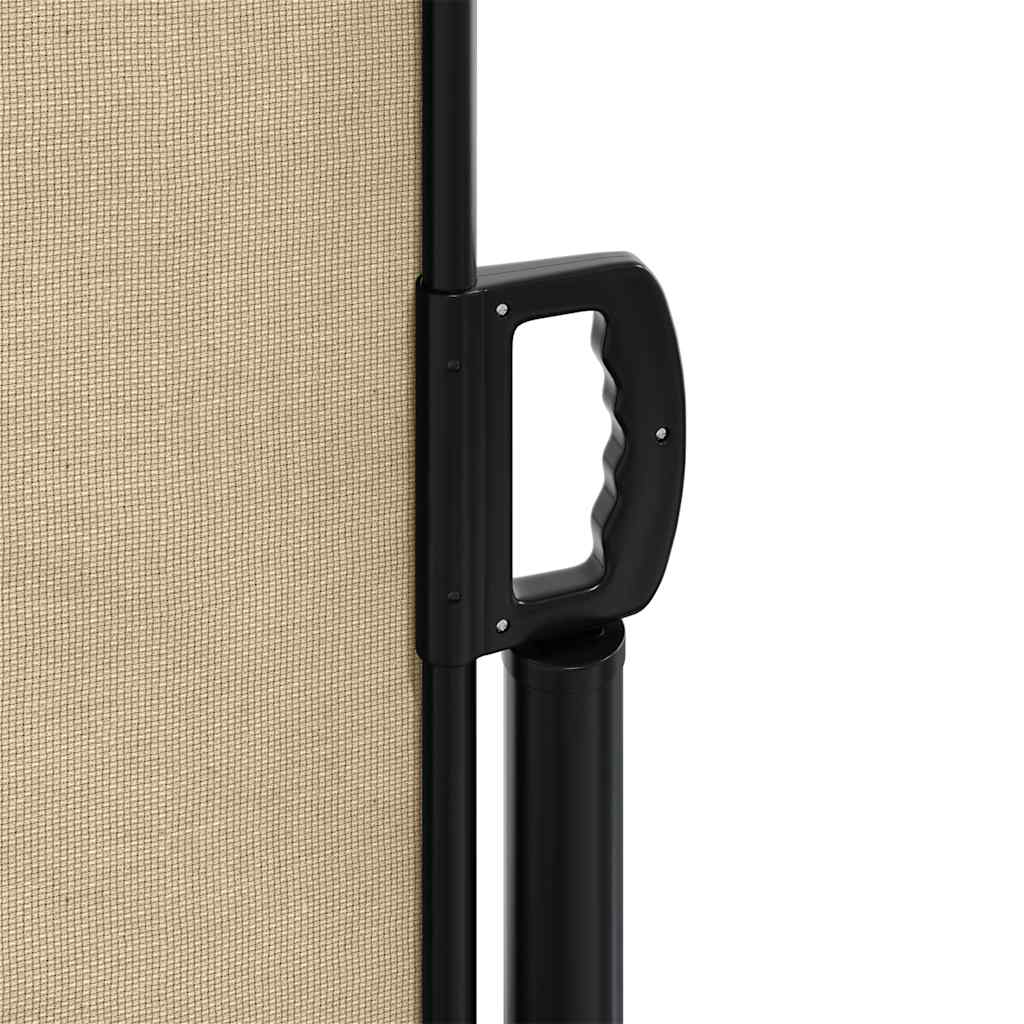 Seitenmarkise Ausziehbar Beige 160x500 cm