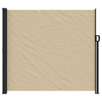 Seitenmarkise Ausziehbar Beige 180x500 cm