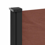 Seitenmarkise Ausziehbar Braun 220x500 cm