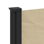 Seitenmarkise Ausziehbar Beige 120x600 cm