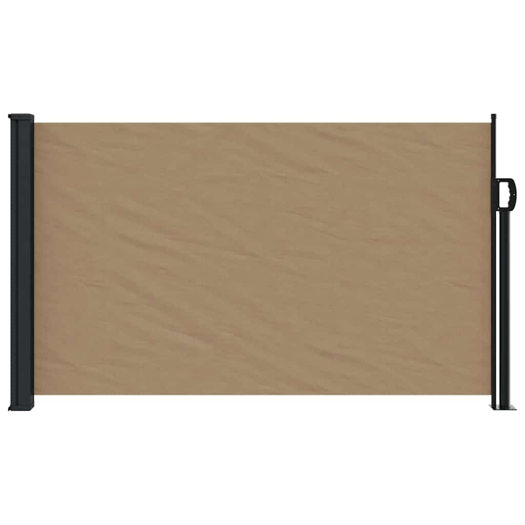 Seitenmarkise Ausziehbar Taupe 120x600 cm