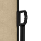 Seitenmarkise Ausziehbar Beige 200x600 cm