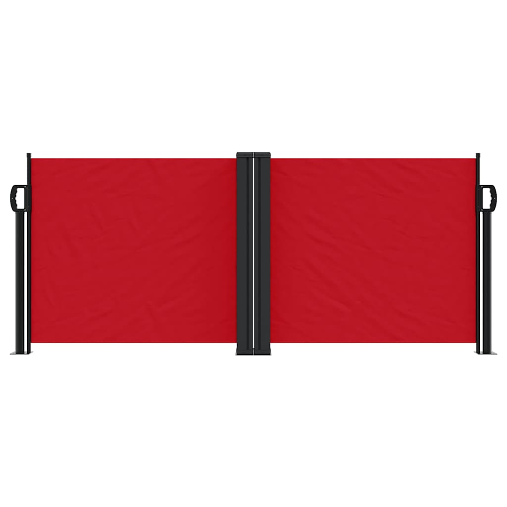 Seitenmarkise Ausziehbar Rot 100x600 cm