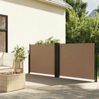 Seitenmarkise Ausziehbar Taupe 100x600 cm