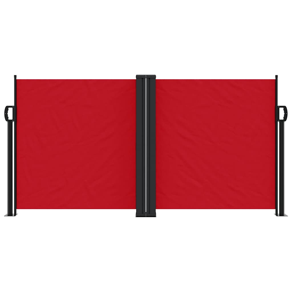 Seitenmarkise Ausziehbar Rot 120x600 cm