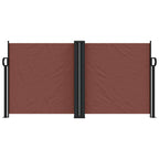 Seitenmarkise Ausziehbar Braun 120x600 cm