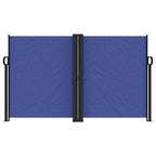 Seitenmarkise Ausziehbar Blau 140x600 cm