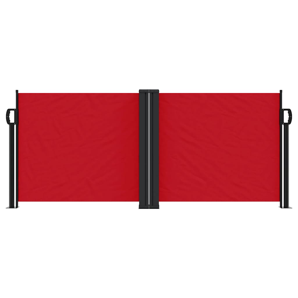 Seitenmarkise Ausziehbar Rot 100x1000 cm