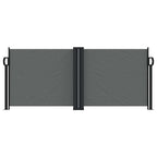 Seitenmarkise Ausziehbar Anthrazit 100x1000 cm