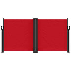 Seitenmarkise Ausziehbar Rot 120x1000 cm