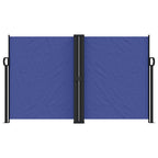 Seitenmarkise Ausziehbar Blau 140x1000 cm