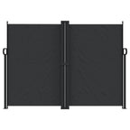 Seitenmarkise Ausziehbar Schwarz 180x1000 cm
