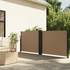 Seitenmarkise Ausziehbar Taupe 140x1200 cm