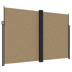 Seitenmarkise Ausziehbar Taupe 220x1200 cm