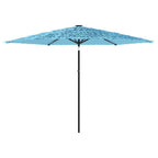 Sonnenschirm mit Stahlmast Blau 288x288x225 cm