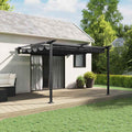 Pavillon 300 x 300 x 200 cm Anthrazit Polyester