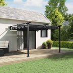 Pavillon 300 x 300 x 200 cm Anthrazit Polyester