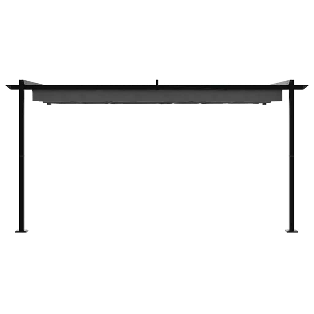 Pavillon 400 x 300 x 200 cm Anthrazit Polyester