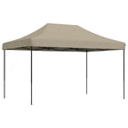 Partyzelt Faltbar Pop-Up Taupe 440x292x315 cm