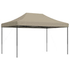 Partyzelt Faltbar Pop-Up Taupe 440x292x315 cm