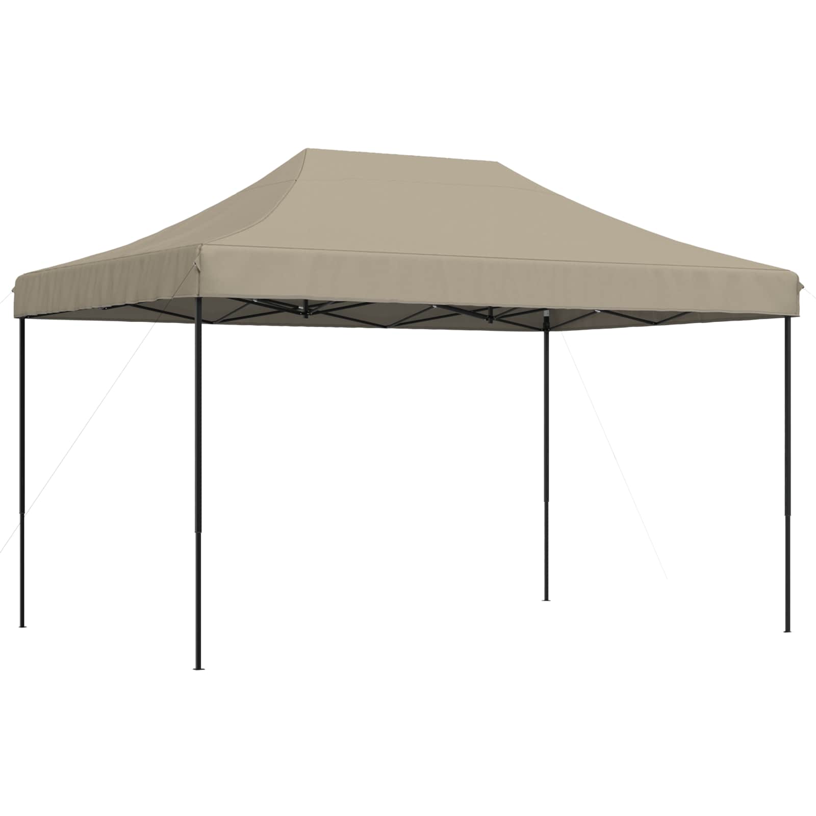 Partyzelt Faltbar Pop-Up Taupe 440x292x315 cm
