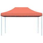 Partyzelt Faltbar Pop-Up Terrakottarot 440x292x315 cm