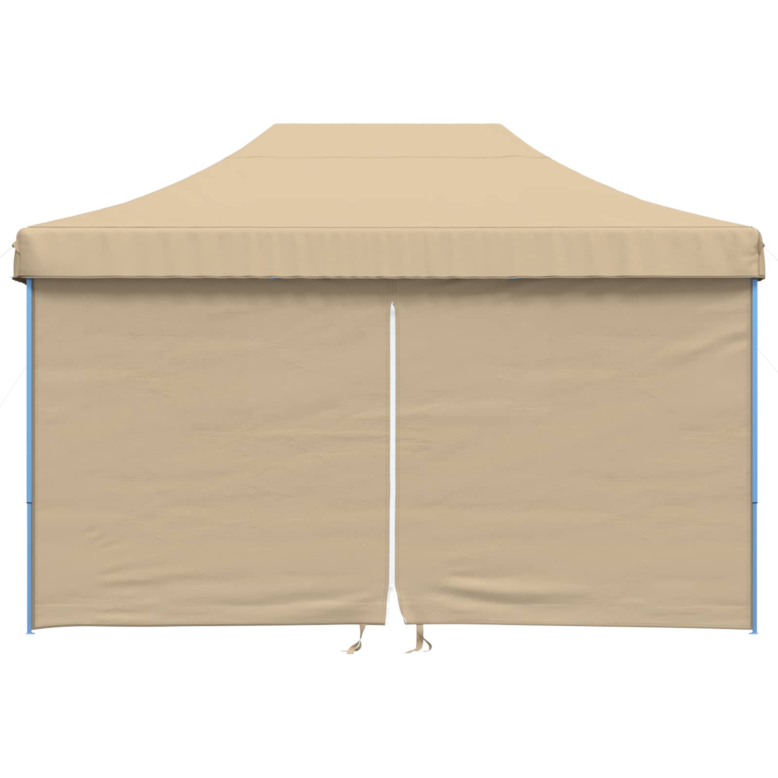 Partyzelt Faltbar Pop-Up mit 4 Seitenteilen Beige