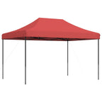 Partyzelt Faltbar Pop-Up Burgunderrot 410x279x315 cm