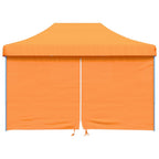 Partyzelt Faltbar Pop-Up mit 4 Seitenteilen Orange