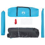 Kuppel-Campingzelt 4 Personen Blau Quick Release
