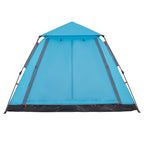 Kuppel-Campingzelt 5 Personen Blau Quick Release