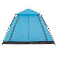 Kuppel-Campingzelt 5 Personen Blau Quick Release