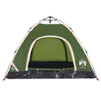 Campingzelt 3 Personen Grün Quick Release