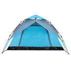 Kuppel-Campingzelt 4 Personen Blau Quick Release