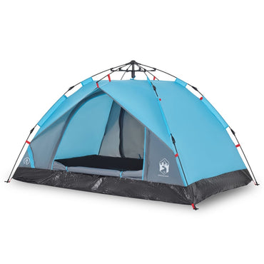 Kuppel-Campingzelt 2 Personen Blau Quick Release