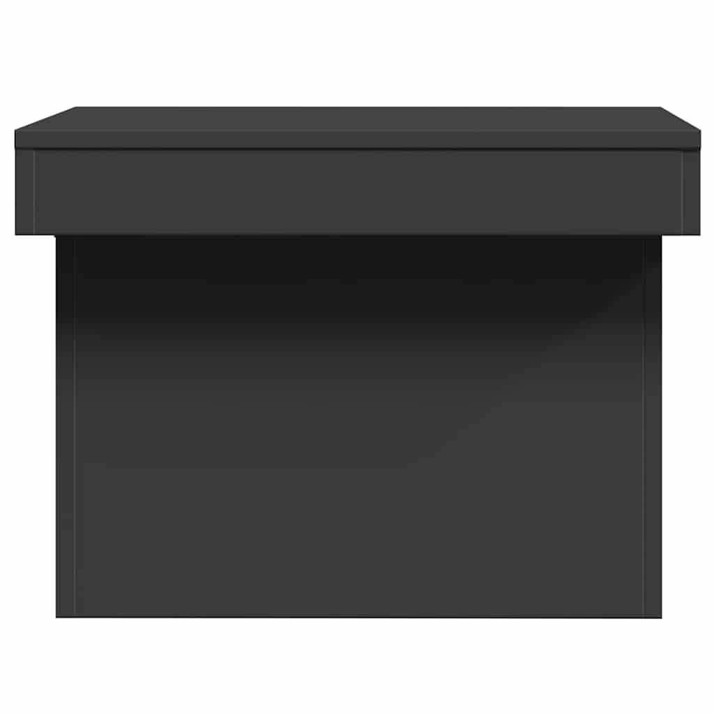 Couchtisch Schwarz 80x55x40 cm Holzwerkstoff