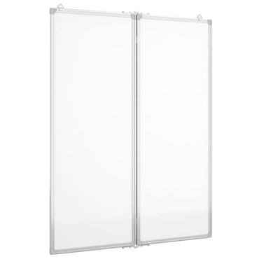 Magnetisches Whiteboard Klappbar 80x100x1,7 cm Aluminium