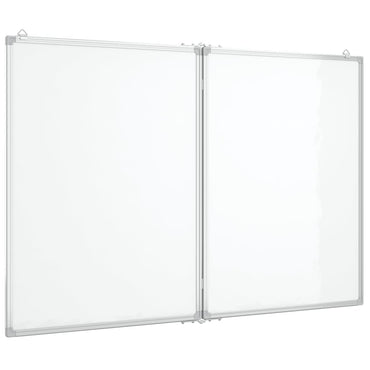 Magnetisches Whiteboard Klappbar 120x100x1,7 cm Aluminium