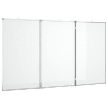 Magnetisches Whiteboard Klappbar 120x100x1,7 cm Aluminium